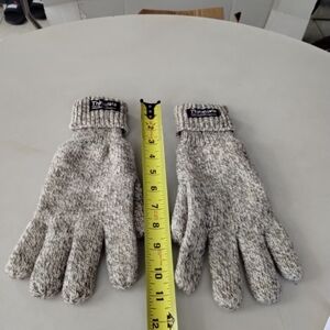 Thinsulate Men's Knit Gloves  Tan SZ L/XL 50%Shetlandsuld Soft Cozy Comfy Chic
